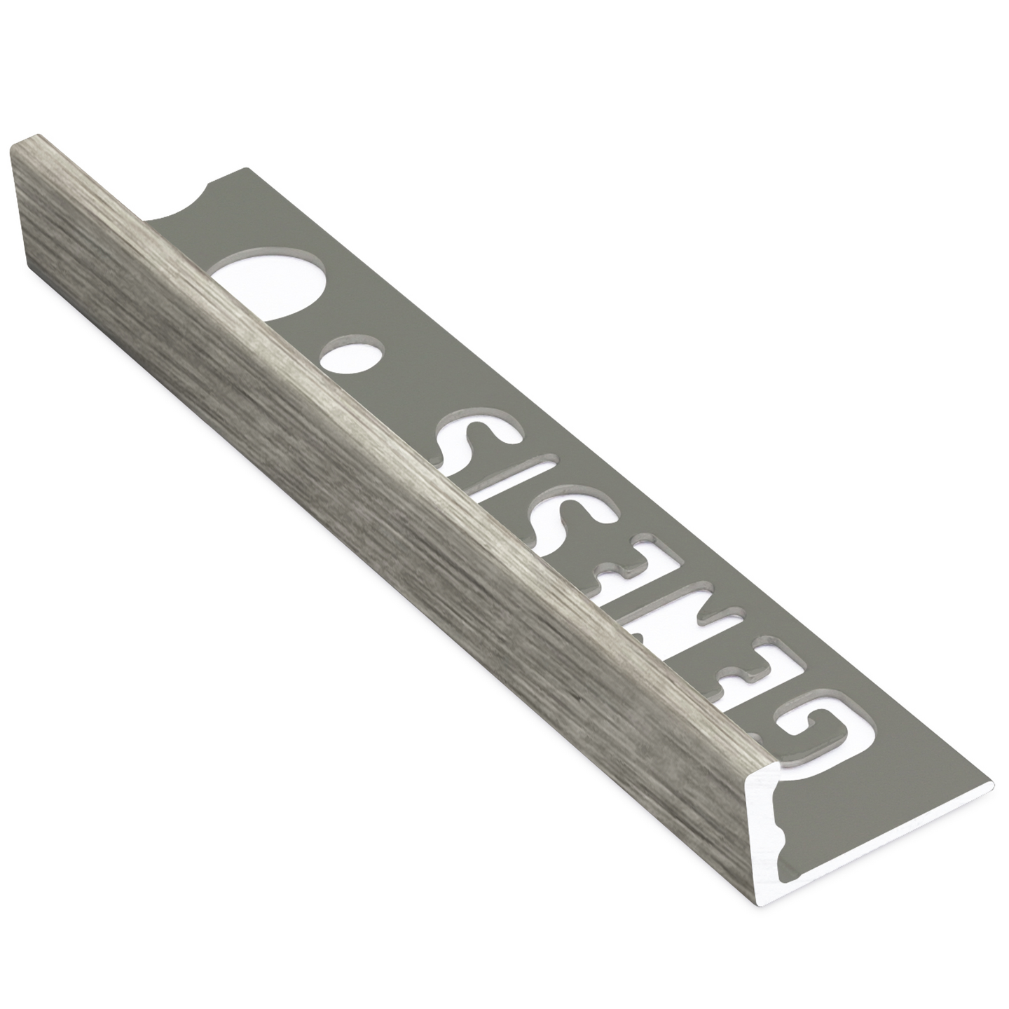 Laattalista Genesis L-malli 10mm 250cm gunsteel