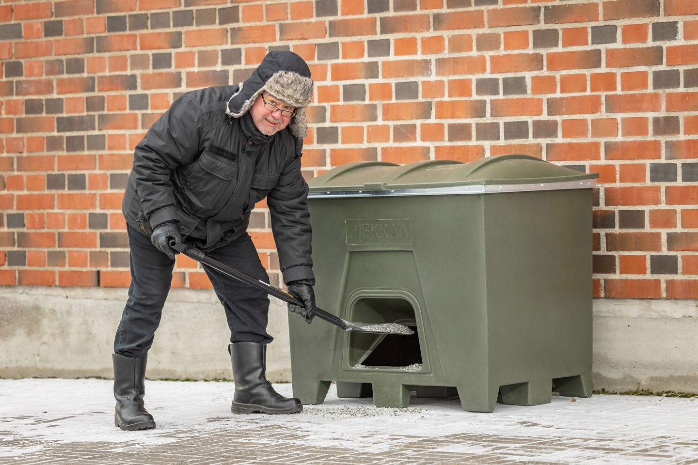 Hiekoitusastia Inora 600l vihreä