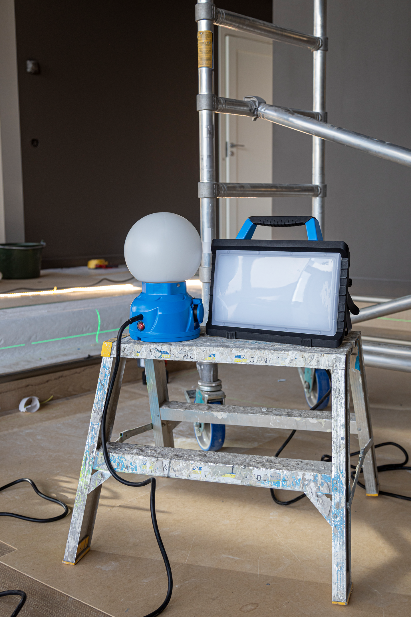 ARBETSLAMPA PROF LED 28W 3200LM, 2X 5M IP54