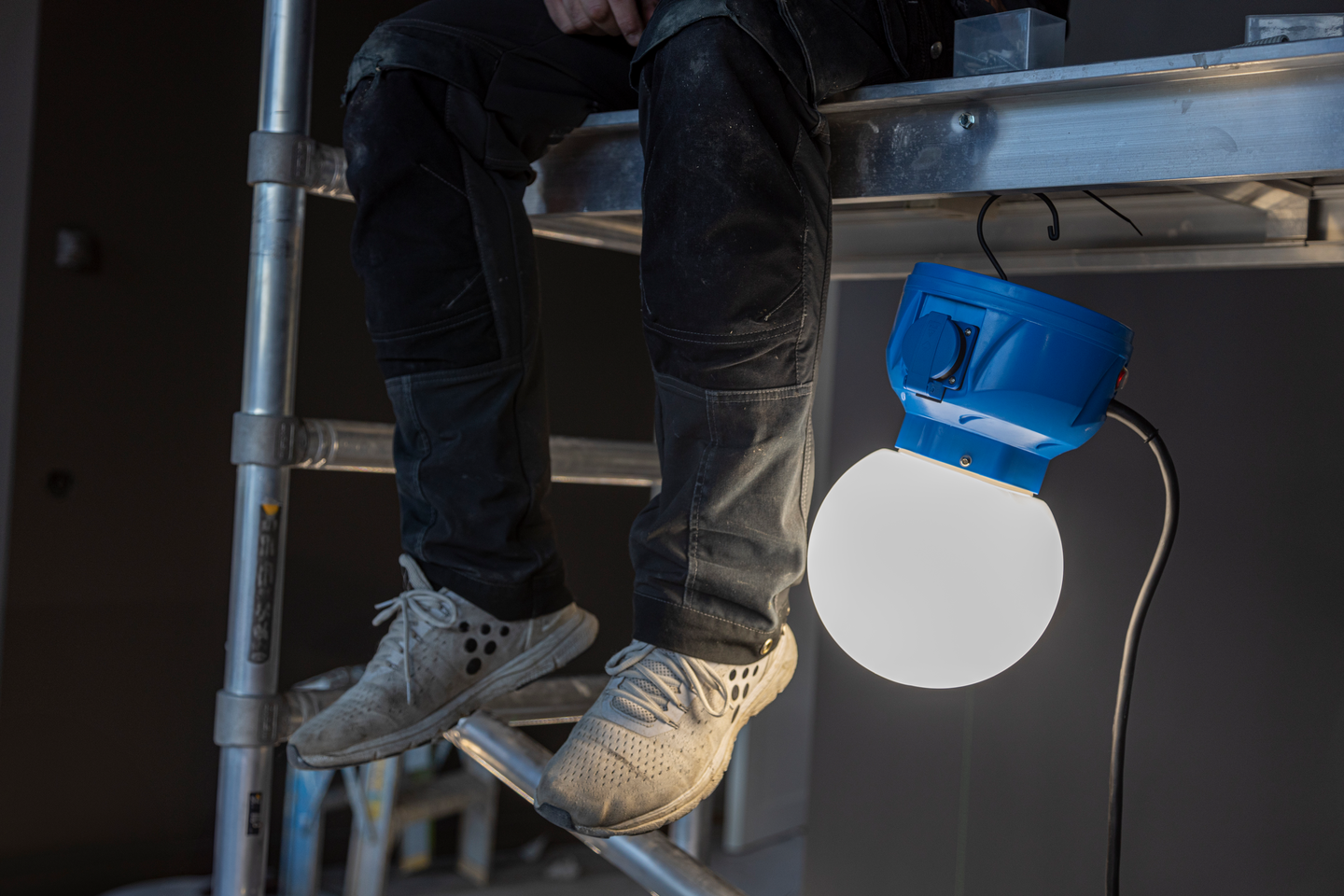 ARBETSLAMPA PROF LED 28W 3200LM, 2X 5M IP54