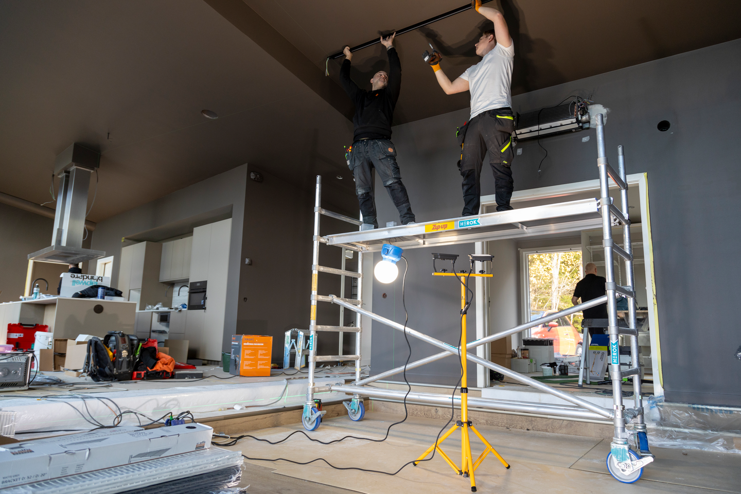 ARBETSLAMPA OPAL 2X30W 2X2550LM, IP44  E-FECT II