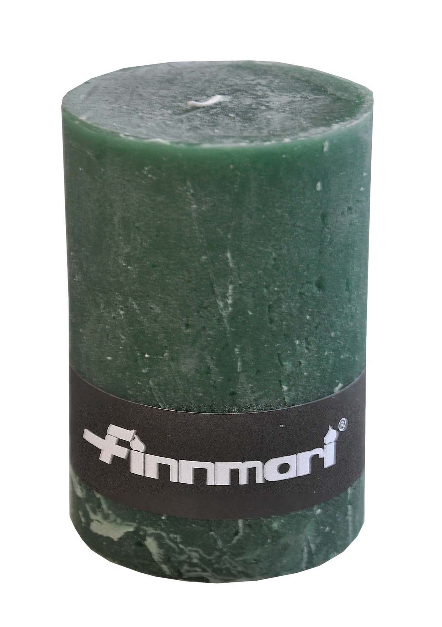 Huurrekynttilä Finnmari 7x7x10cm tummanvihreä