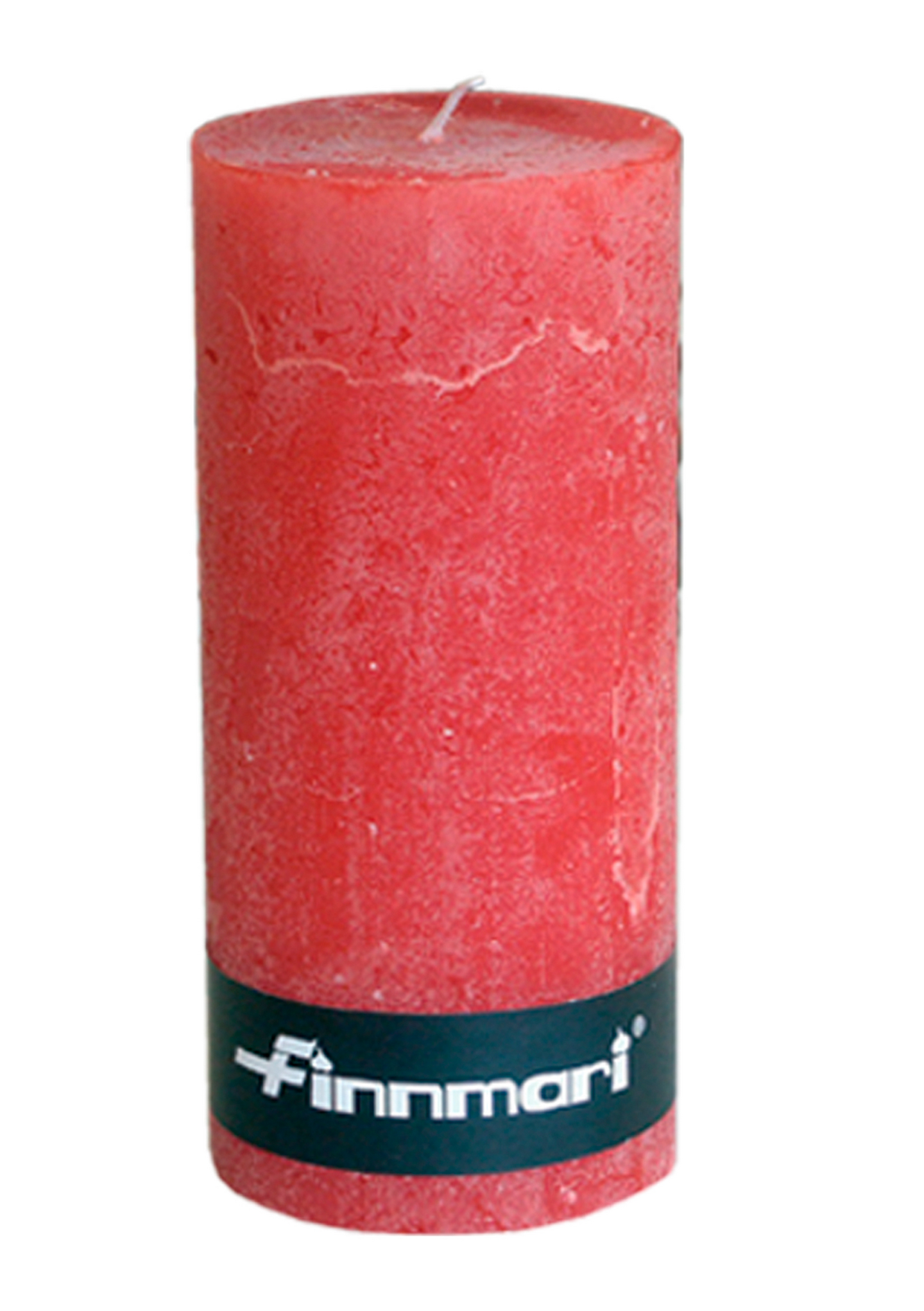 Huurrekynttilä Finnmari 7x7x15cm punainen