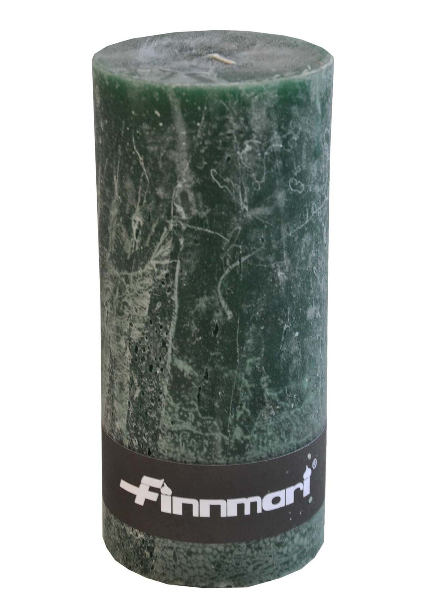 Huurrekynttilä Finnmari 7x7x15cm tummanvihreä