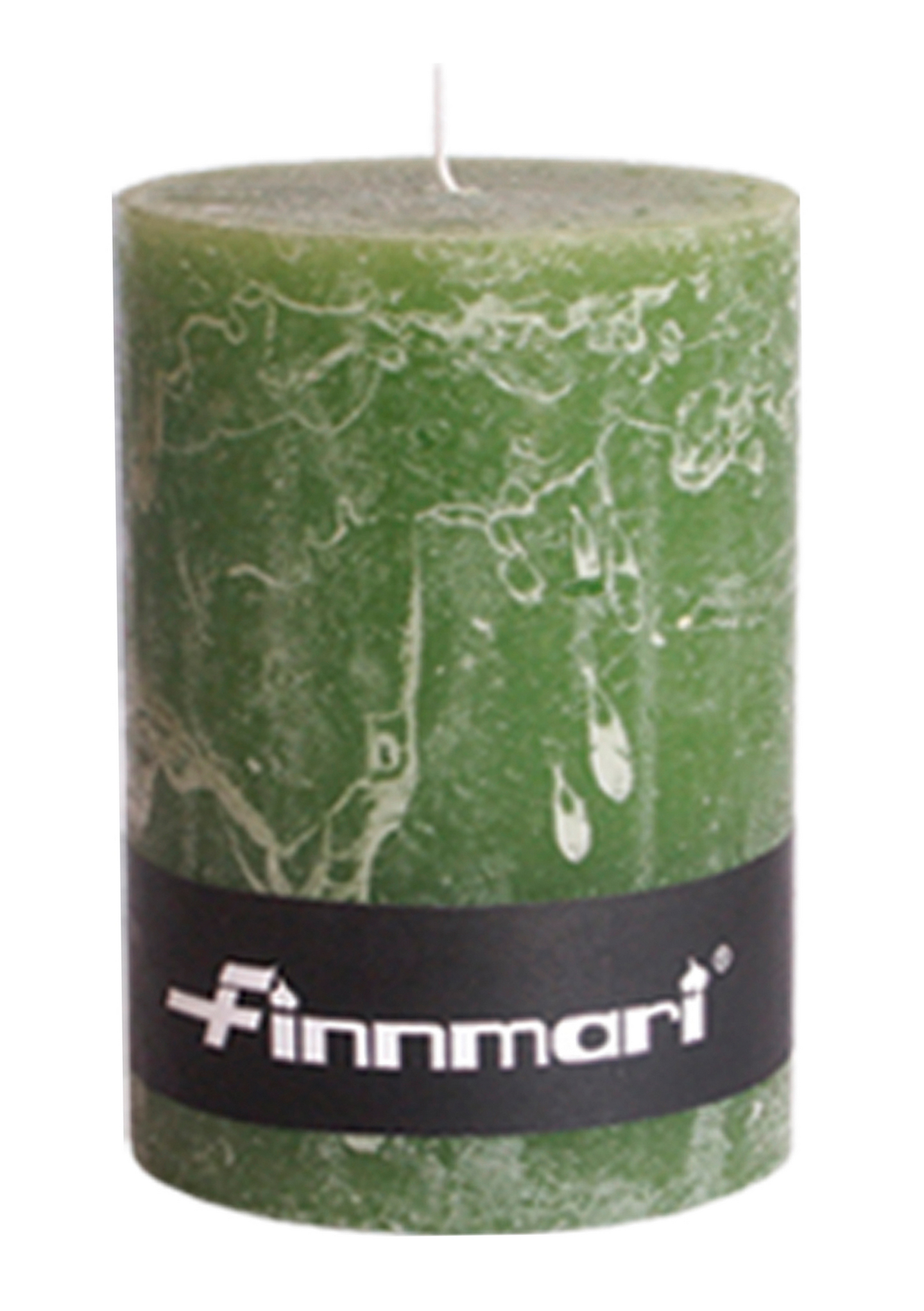 Huurrekynttilä Finnmari 7x7x10cm oliivi
