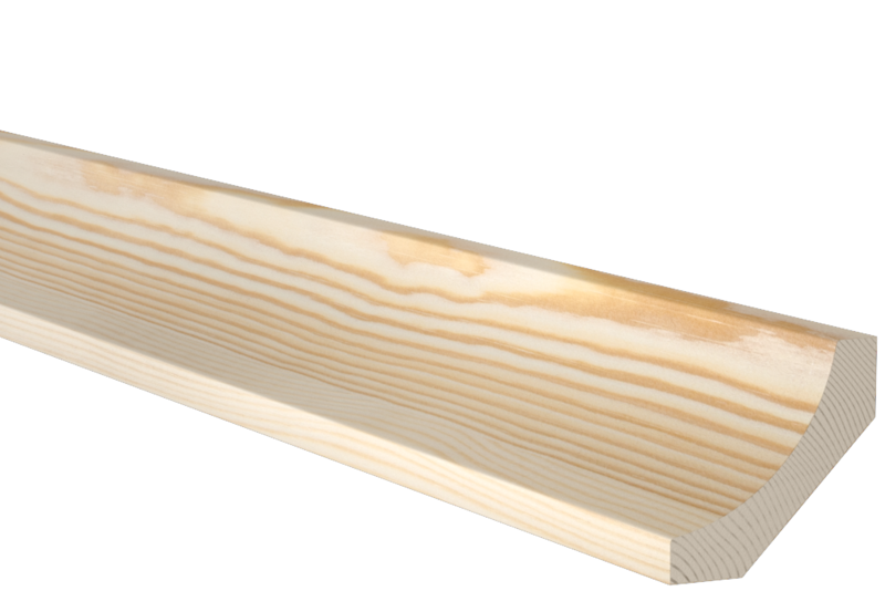 HÅLKÄLSLIST EHL PROLIST OBEH 15X56MM /M, TAKLIST FURU