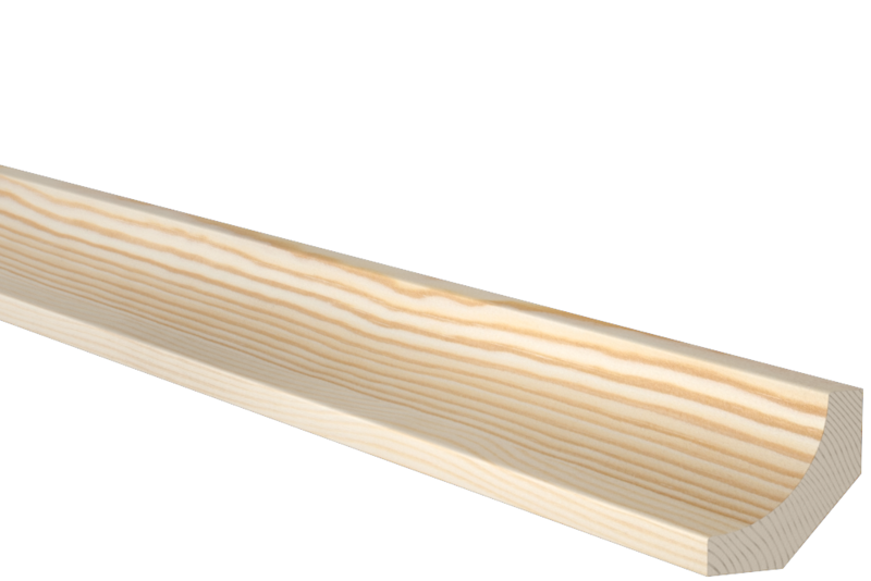 HÅLKÄLSLIST EHL PROLIST OBEH 15X43MM /M, TAKLIST FURU