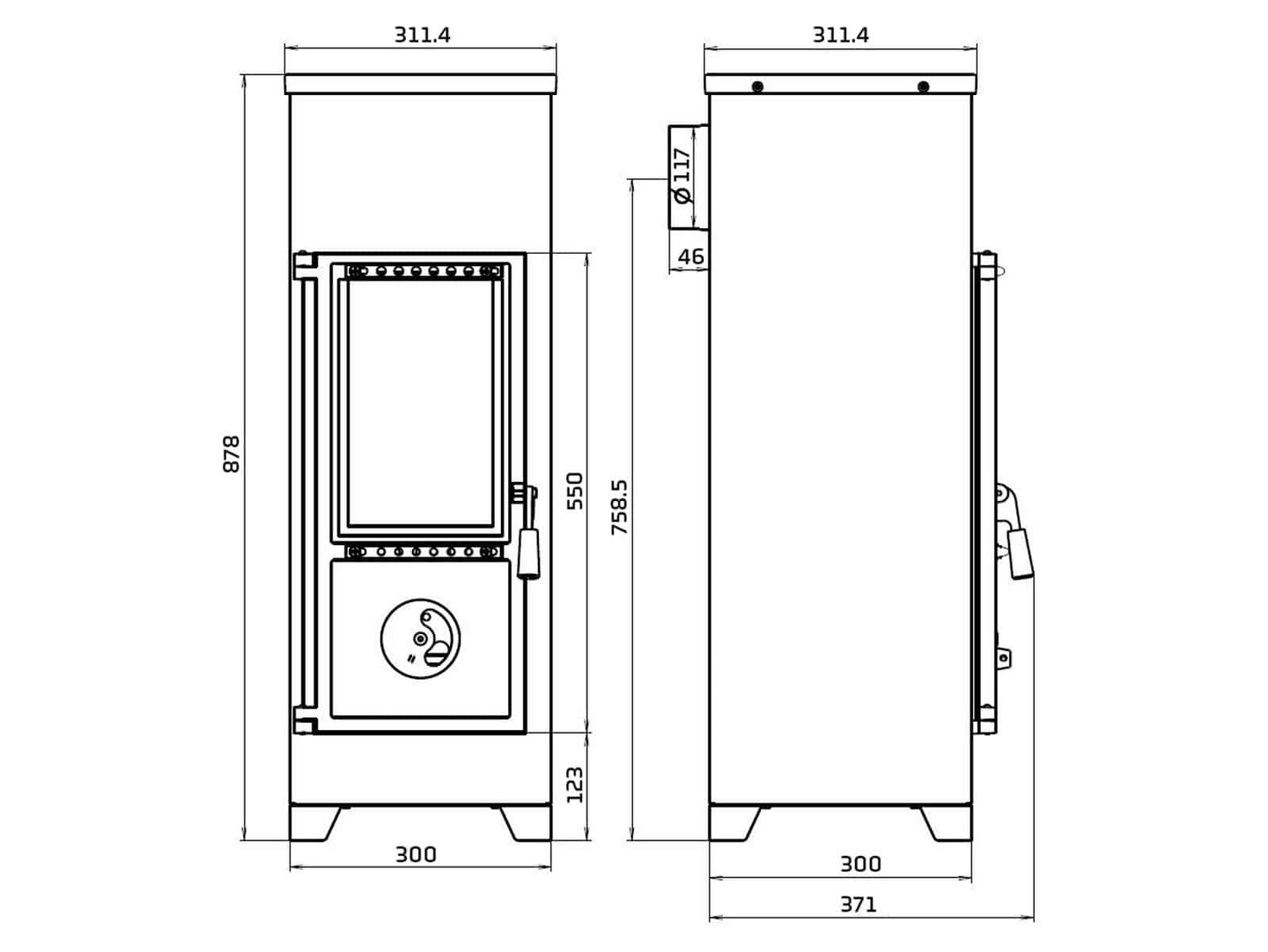 Kamiina HTT Korpi Eco tummanpunainen