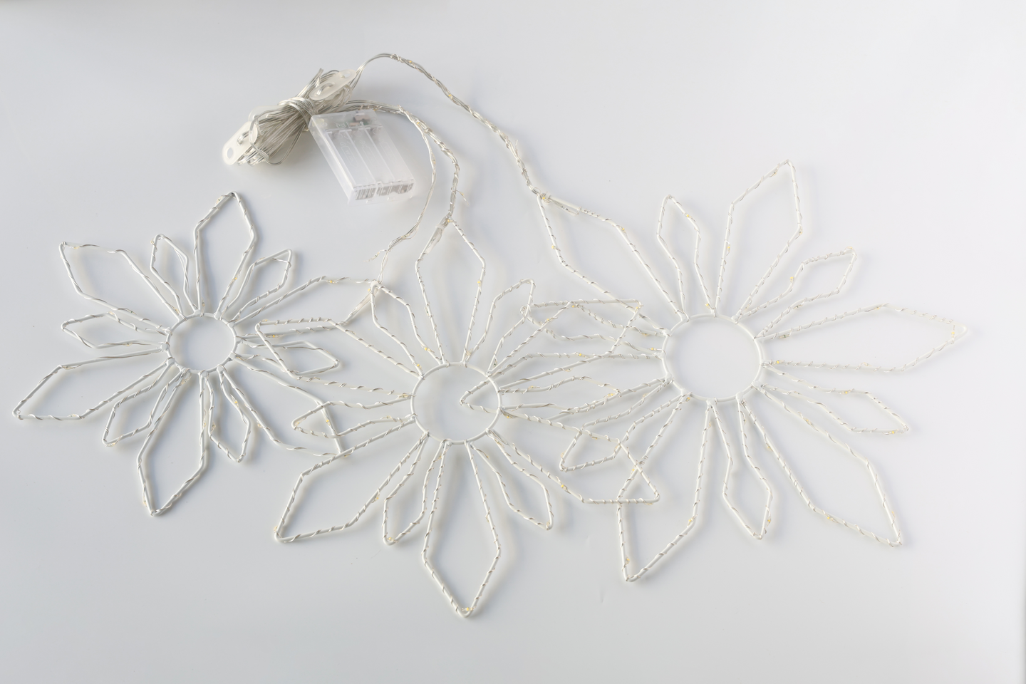 Valokoriste Cello Flake 3-osainen 120led