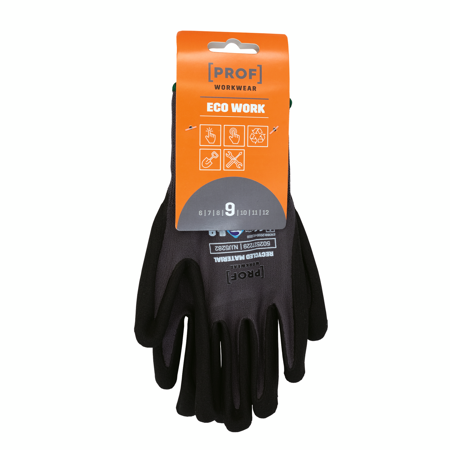 Käsineet PROF Eco Work koko 8