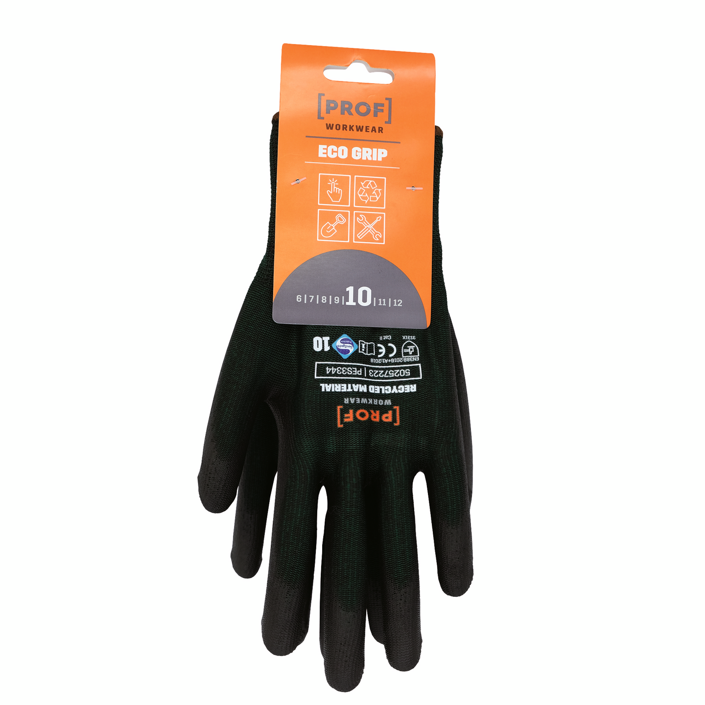 Käsineet PROF Eco Grip koko 9
