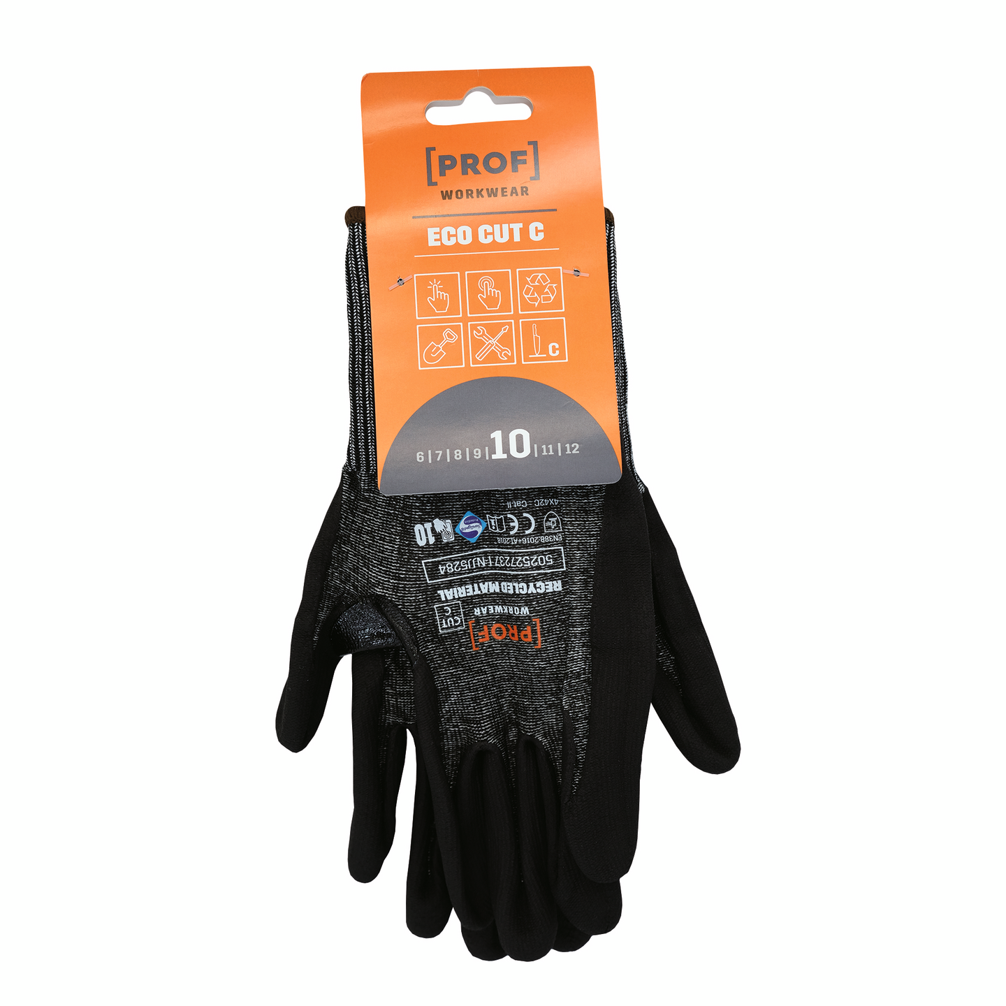 Viiltosuojakäsineet PROF Eco Cut lk C koko 10