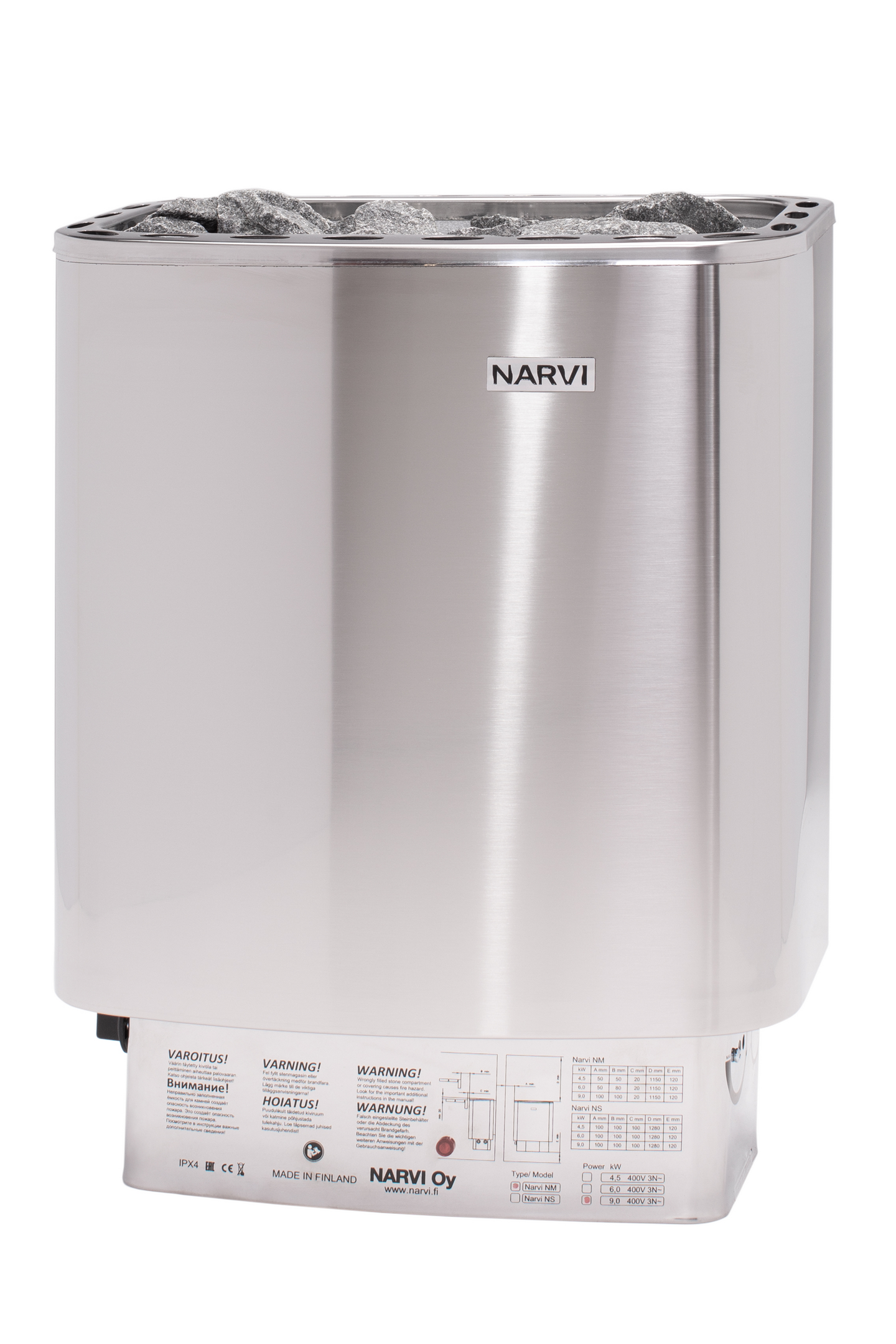 Sähkökiuas Narvi NM 9,0kW rst