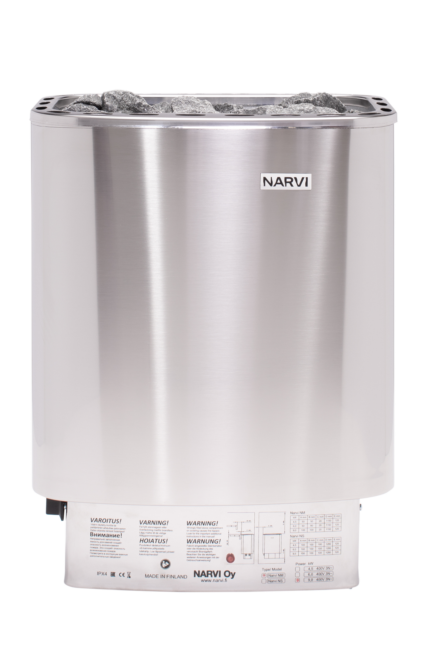 Sähkökiuas Narvi NM 9,0kW rst