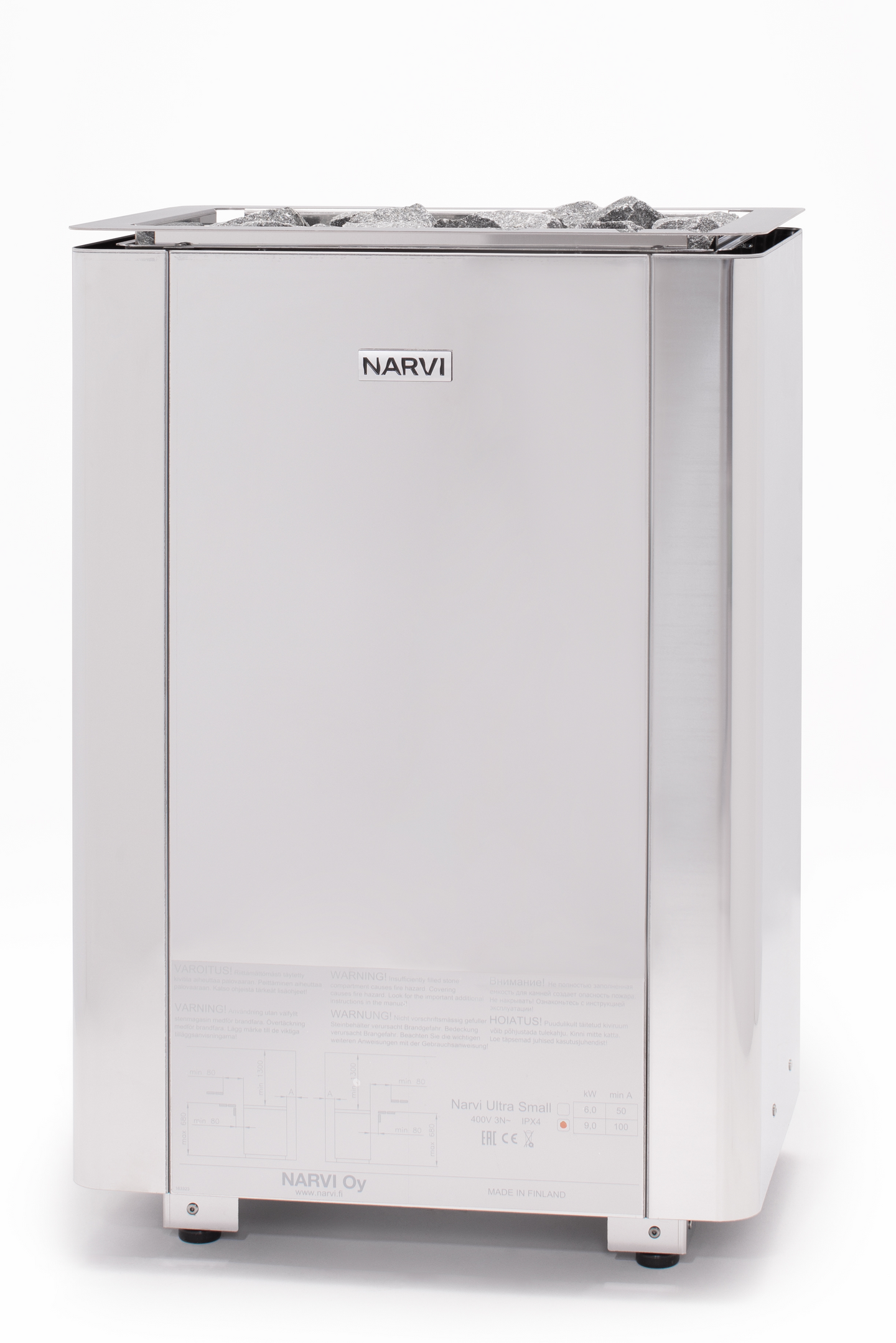 Sähkökiuas Narvi Ultra Small 6,0kW rst