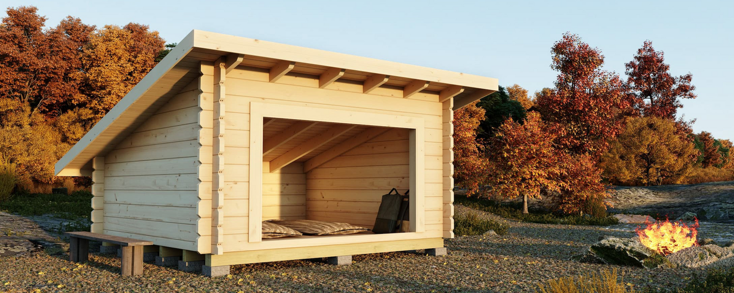 Laavu Lillevilla Kotalampi 6,25m²