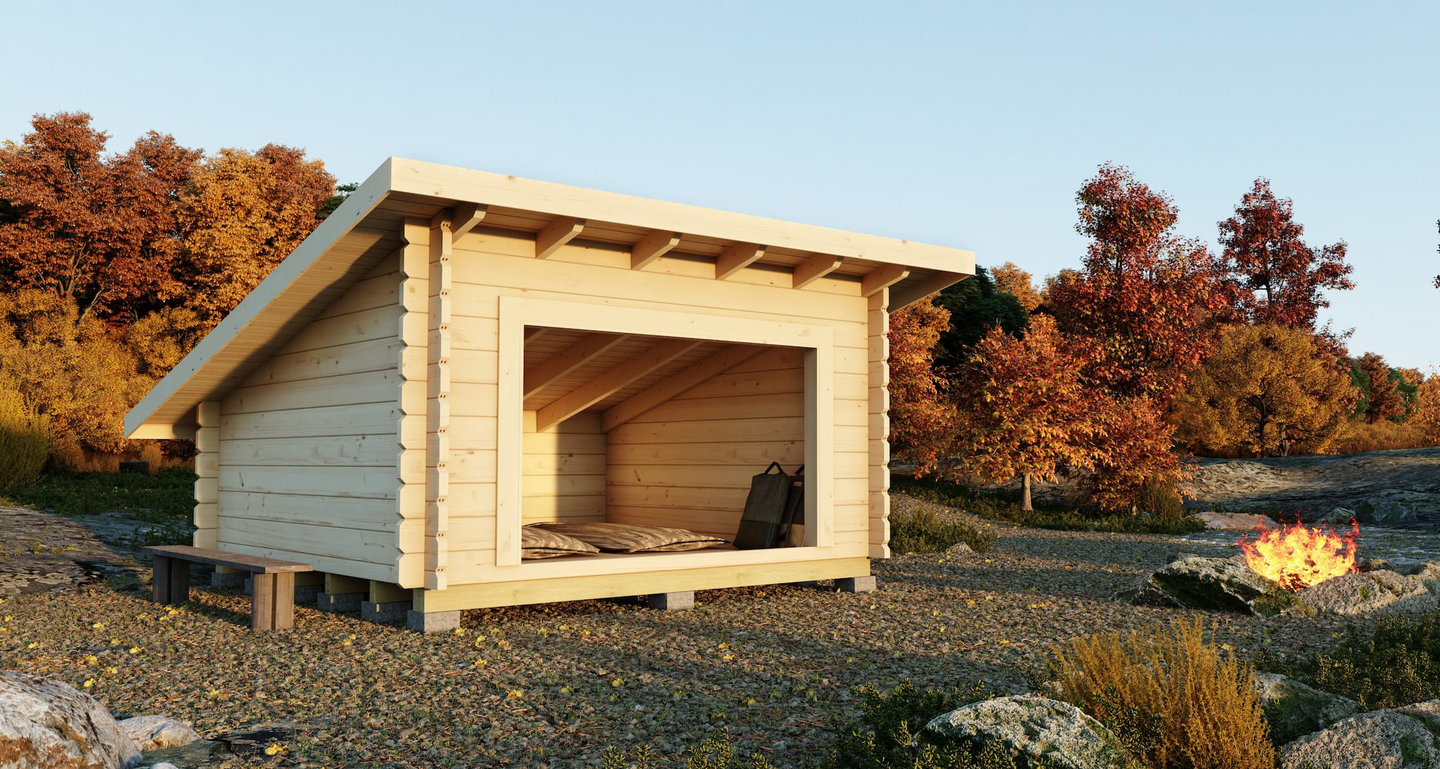 Laavu Lillevilla Kotalampi 6,25m²