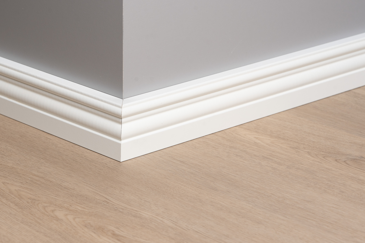 Jalkalista Cello 12x70x3300mm MDF antiikki valkoinen 30701