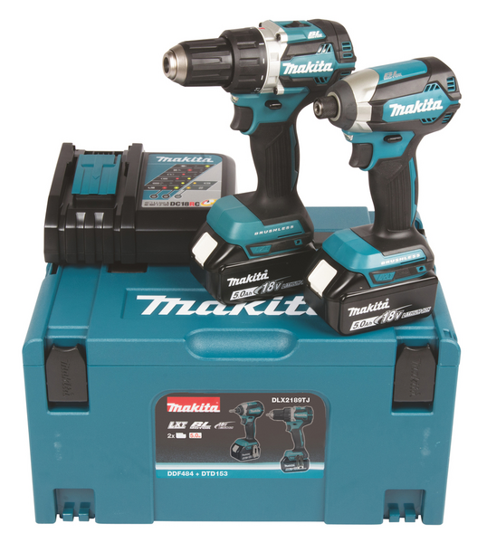 COMBOKIT MAKITA DLX2189TJ 18V 2X5,0AH