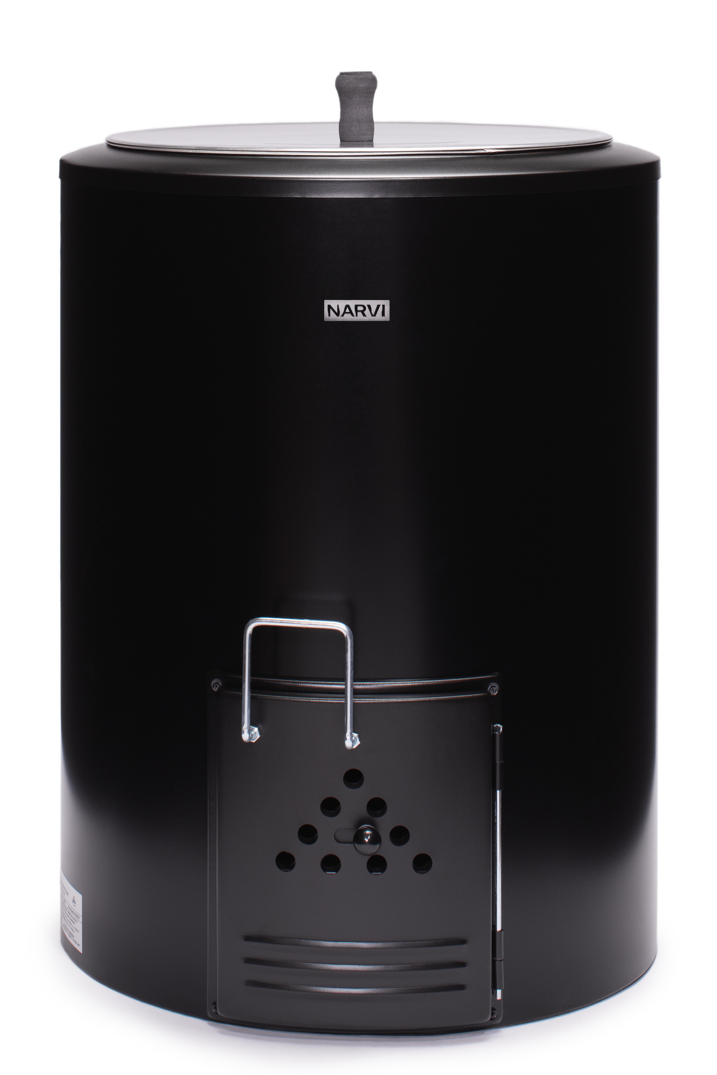 Muuripata Narvi 80l pyöreä musta