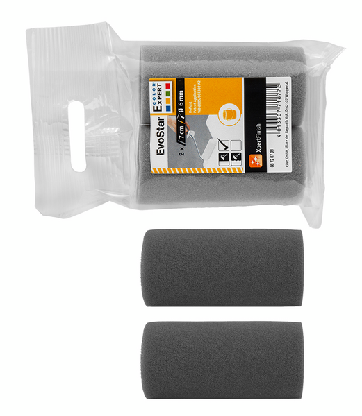 PISTOTELA VAAHTOMUOVI COLOR EXP 70MM KOVERA 2KPL