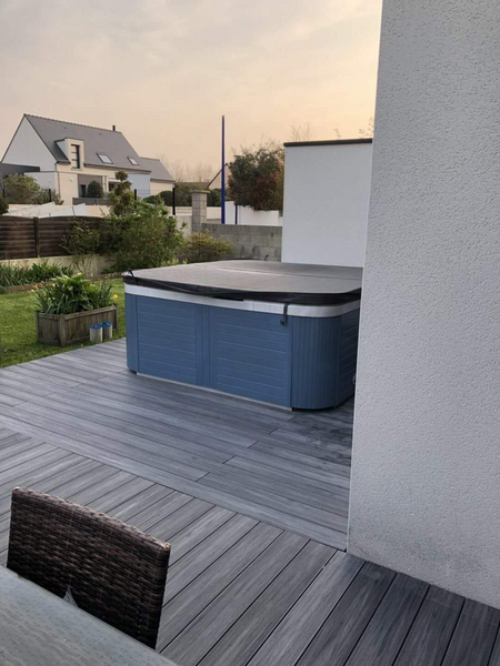 Komposiittiterassilauta Cello 22x140x3850 Nordic Breeze 2-puoleinen G10/S12