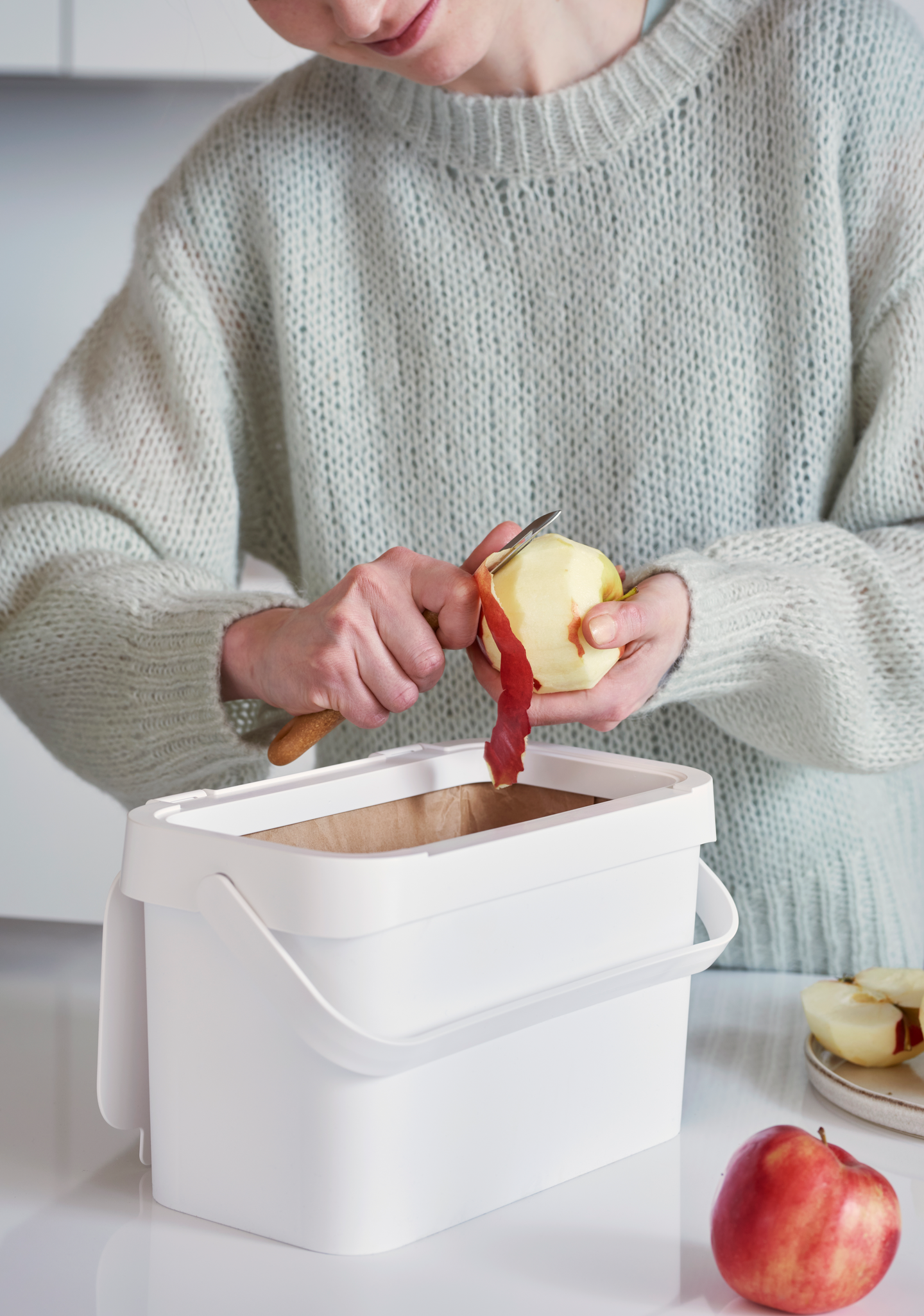 Biojäteastia SmartStore™ Collect valkoinen