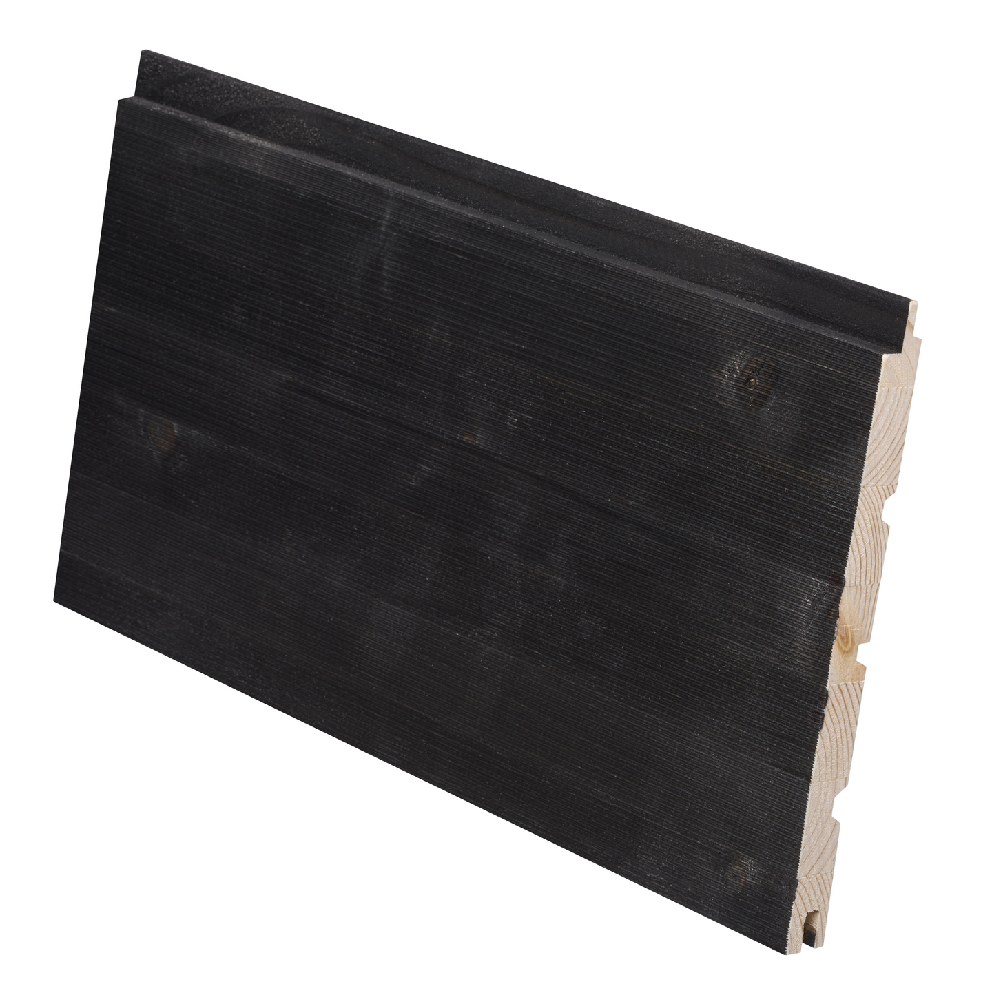 Sisustuspaneeli Cello 15x175x2370 STS4 TK hienosahattu musta päätypontattu