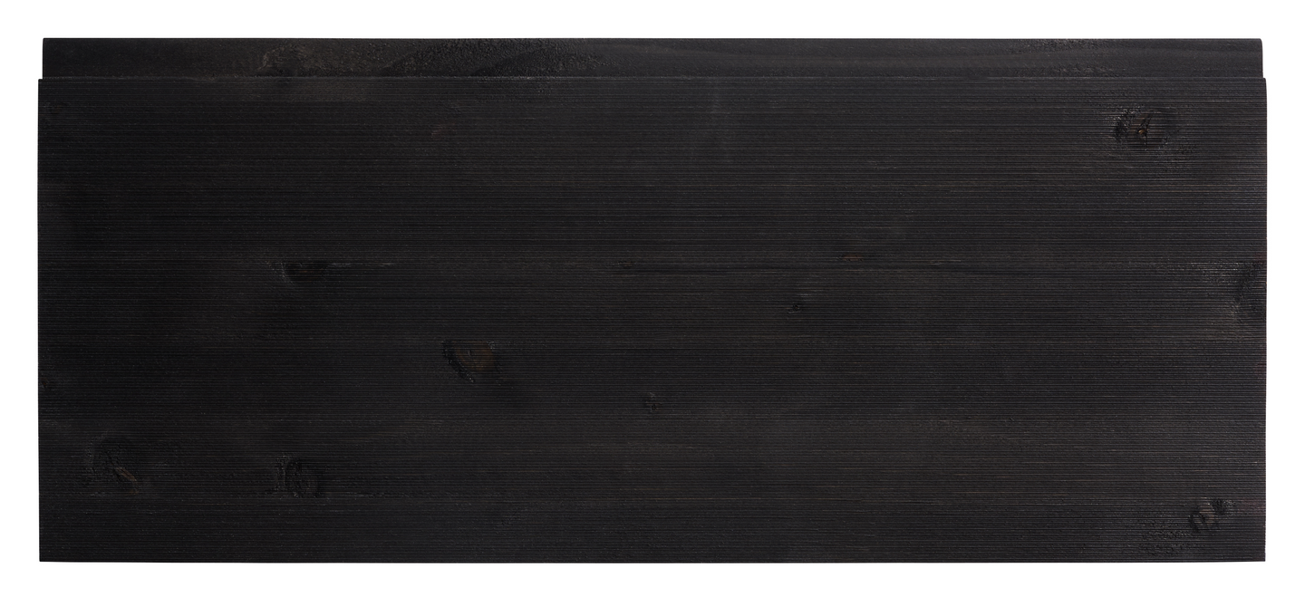 Sisustuspaneeli Cello 15x175x2370 STS4 TK hienosahattu musta päätypontattu