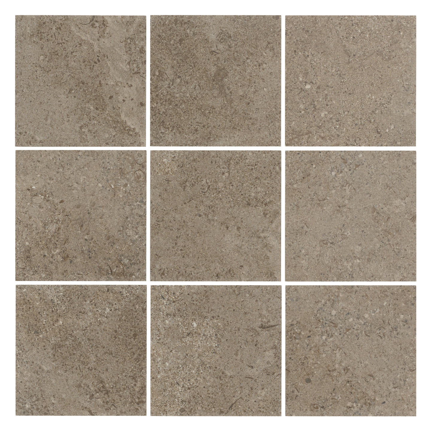 Lattialaatta Cello Brystone 10x10 ruskea RT PK R10B 0,9 m²