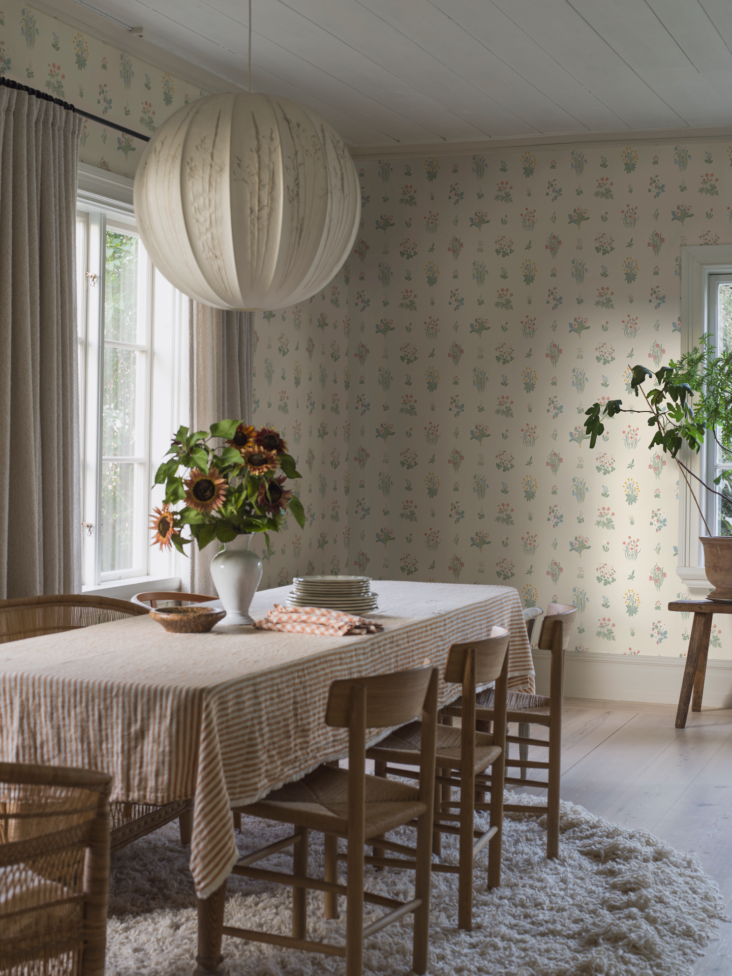 Kuitutapetti Boråstapeter Österlen Ängslfora 6951 10,05m