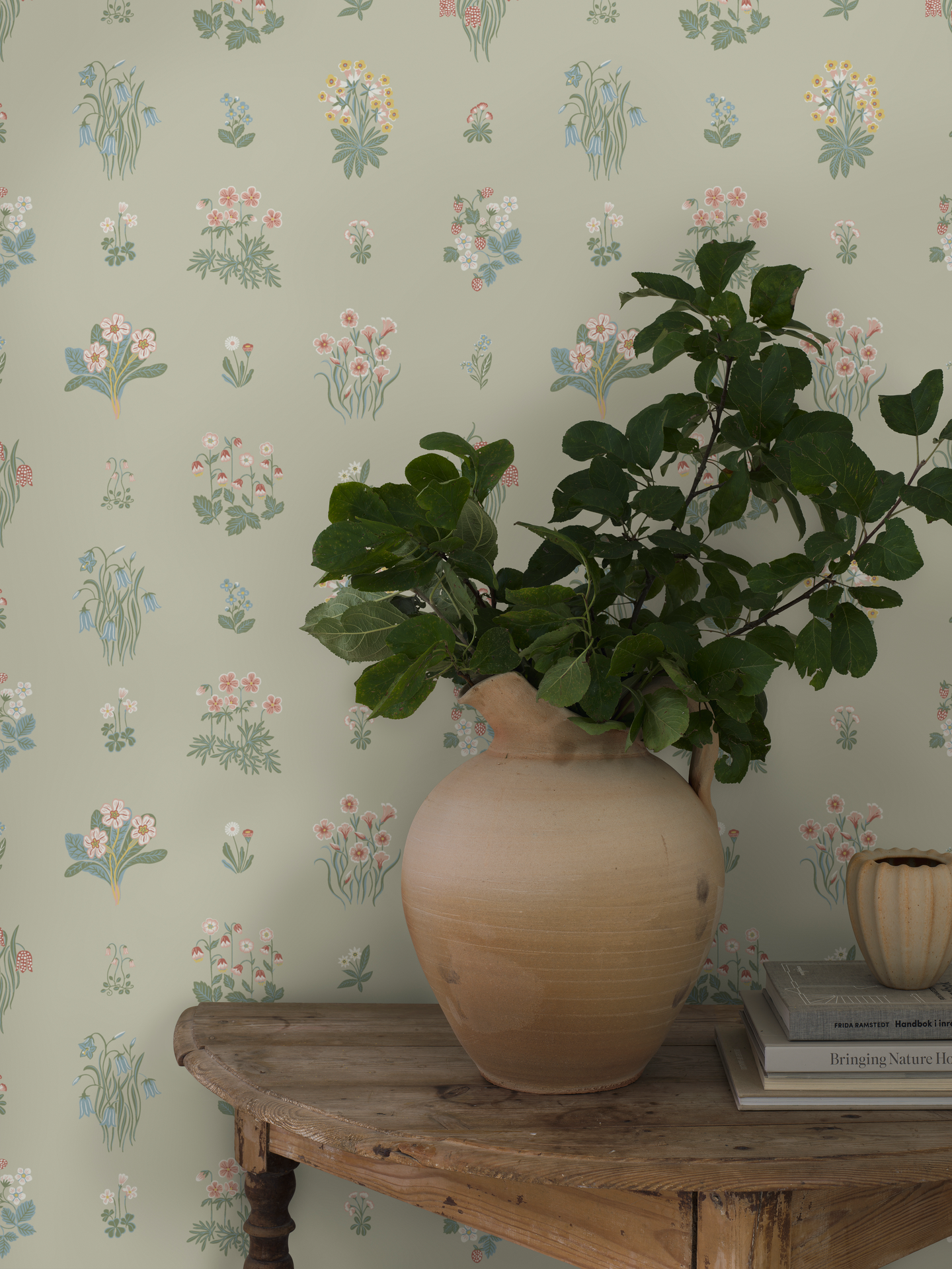 Kuitutapetti Boråstapeter Österlen Ängslfora 6950 10,05m