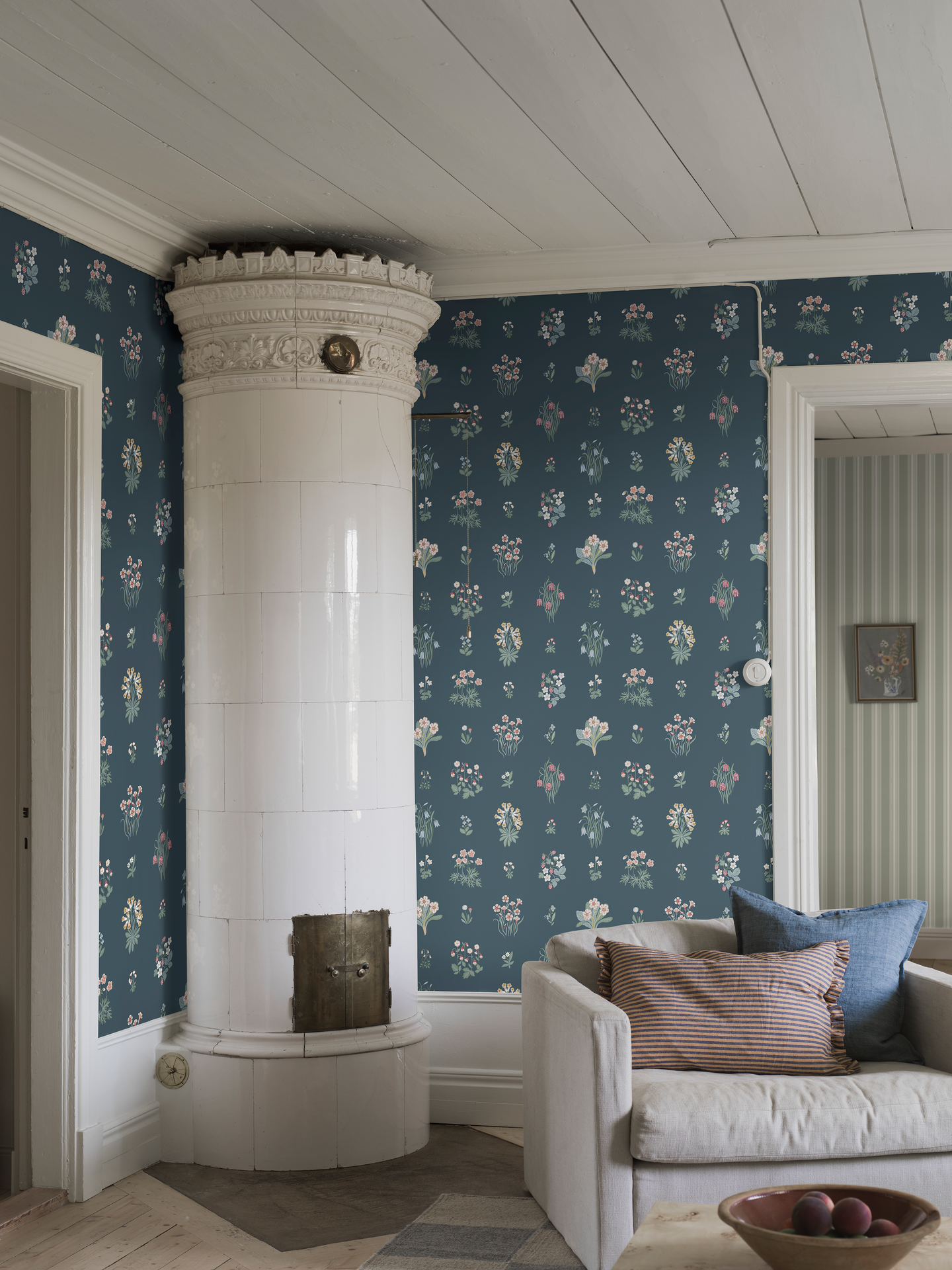 Kuitutapetti Boråstapeter Österlen Ängslfora 6952 10,05m