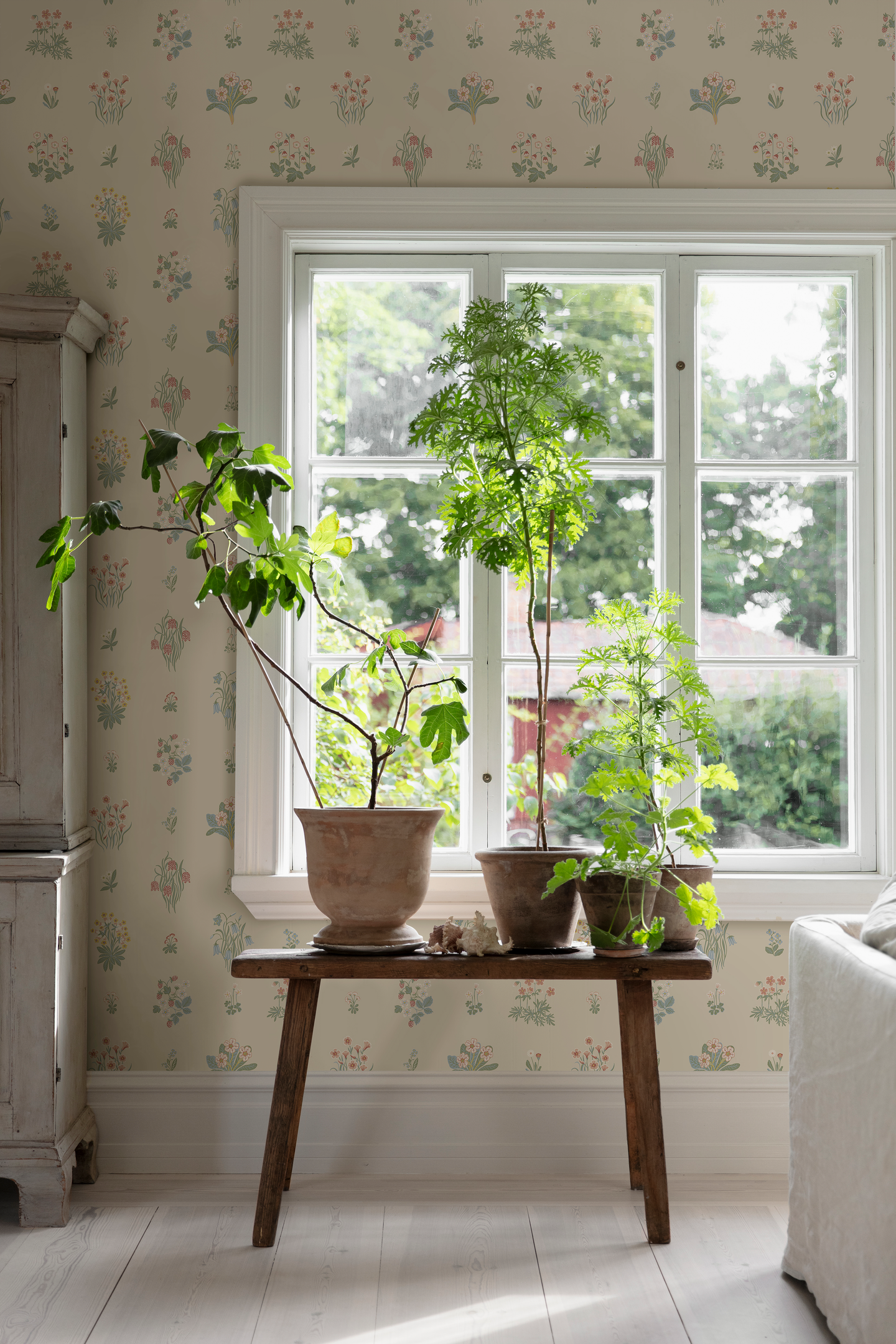 Kuitutapetti Boråstapeter Österlen Ängslfora 6951 10,05m