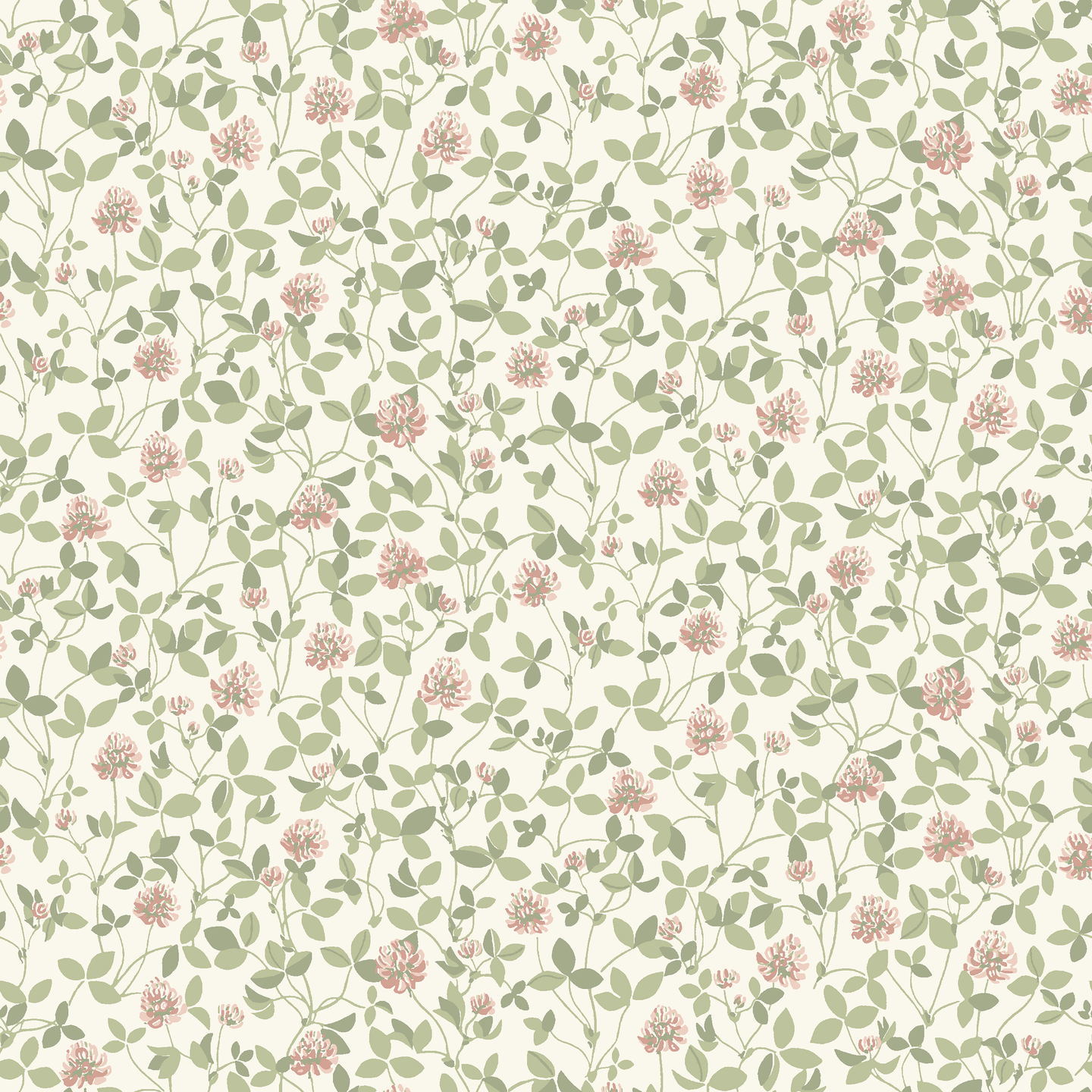 Kuitutapetti Boråstapeter Österlen 6978 Klöver 10,05m