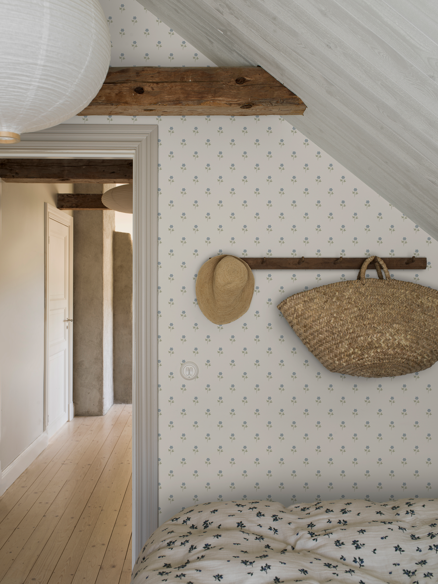 Kuitutapetti Boråstapeter Österlen 6974 Anemone 10,05m