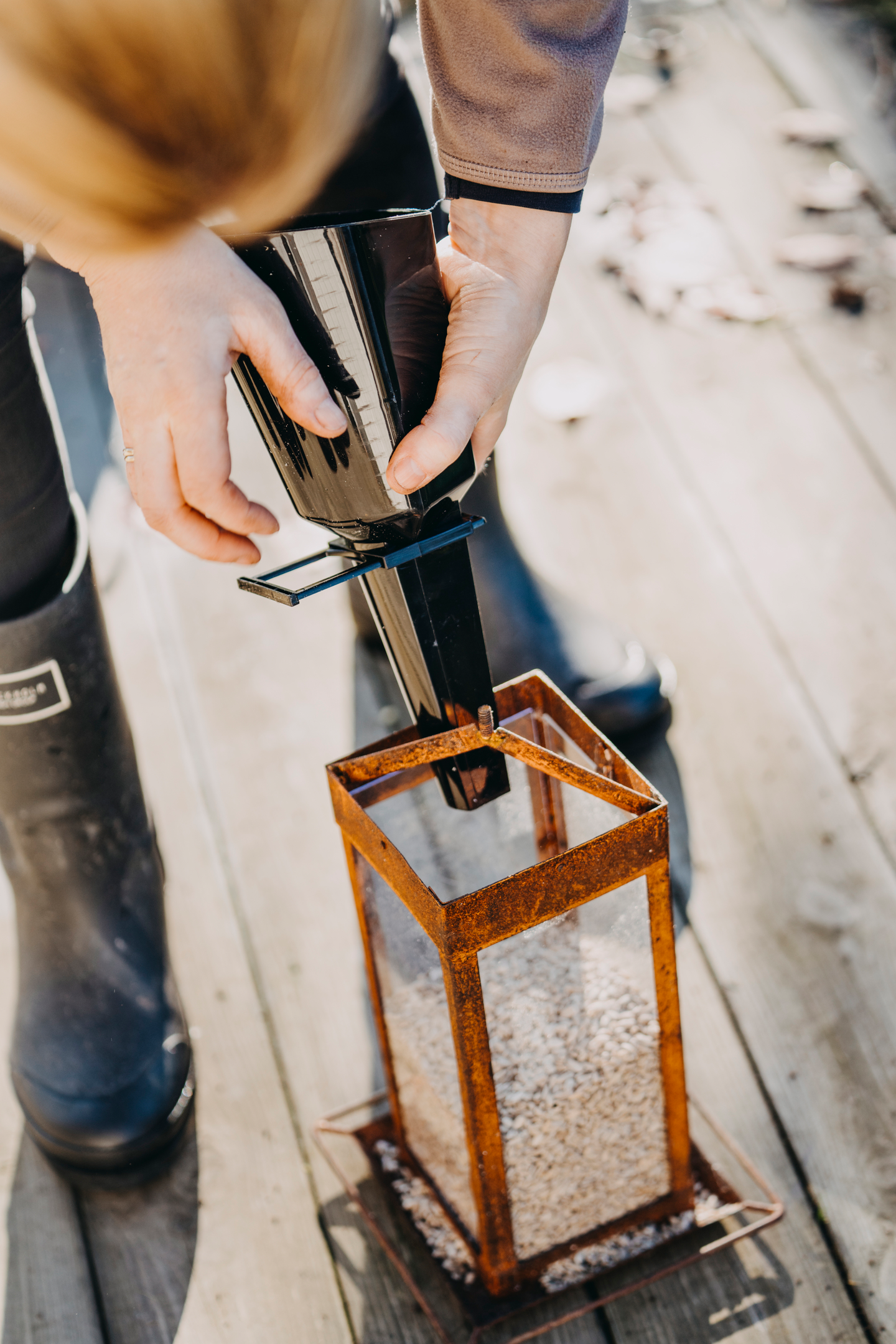 FÅGELMATARE NELSON GARDEN FRÖ RUSTY 33 CM