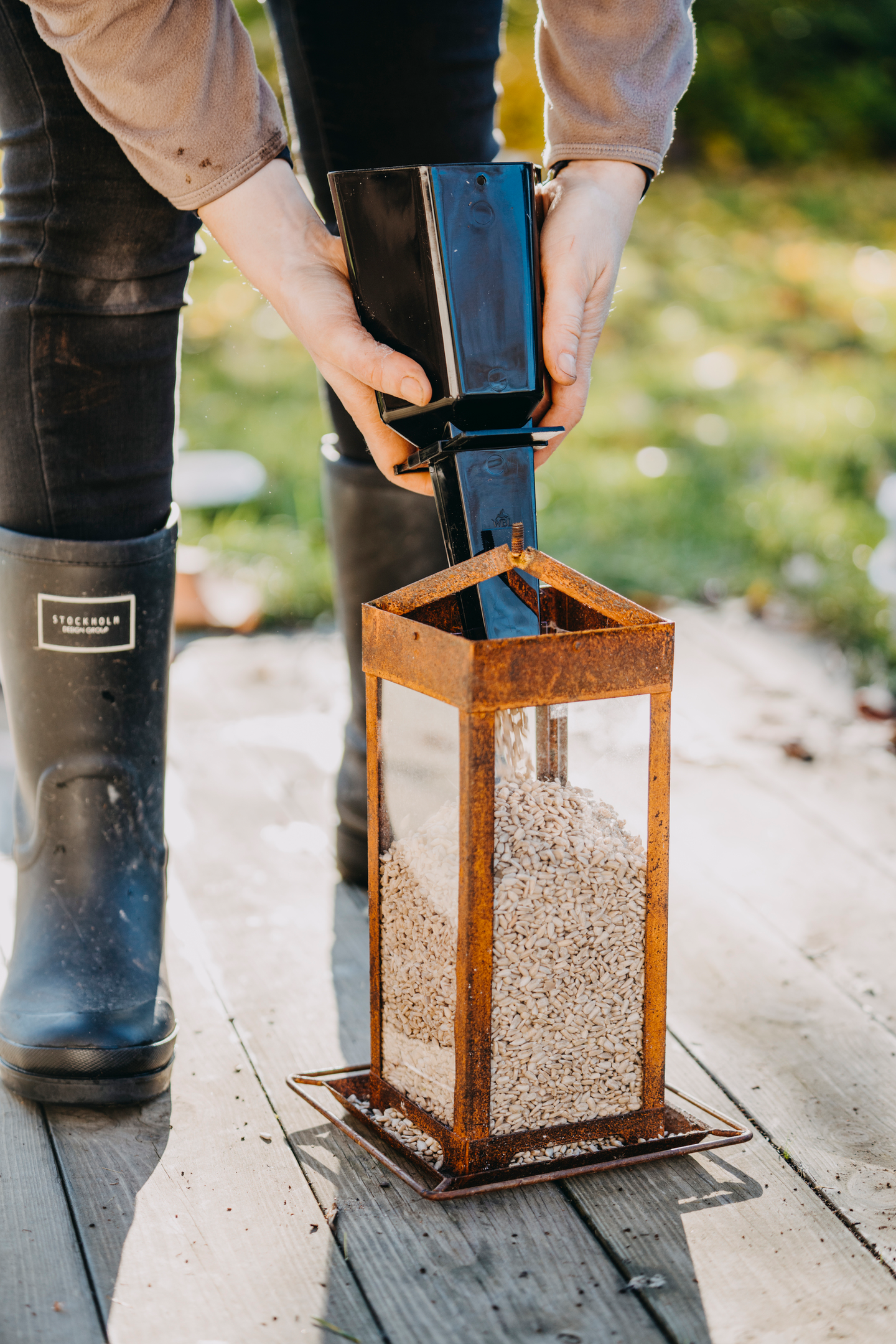 FÅGELMATARE NELSON GARDEN FRÖ RUSTY 33 CM