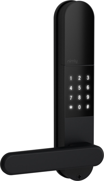 KODLÅS NIMLY TOUCH PRO TOUCHKNAPPAR RFID FINGERAVTRYCK SVART