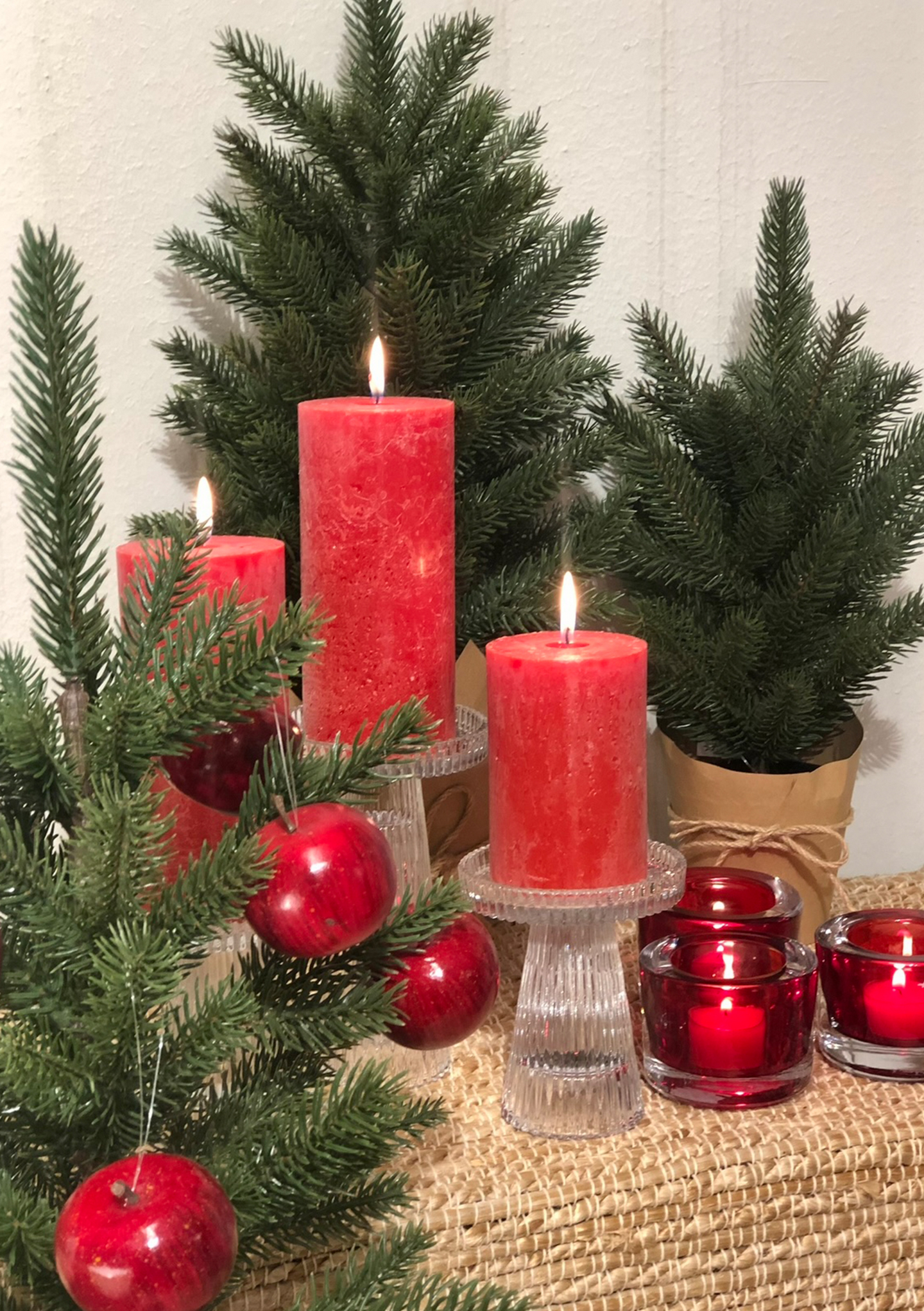 Kynttilänjalka Finnmari 10x10x11,5cm lasi