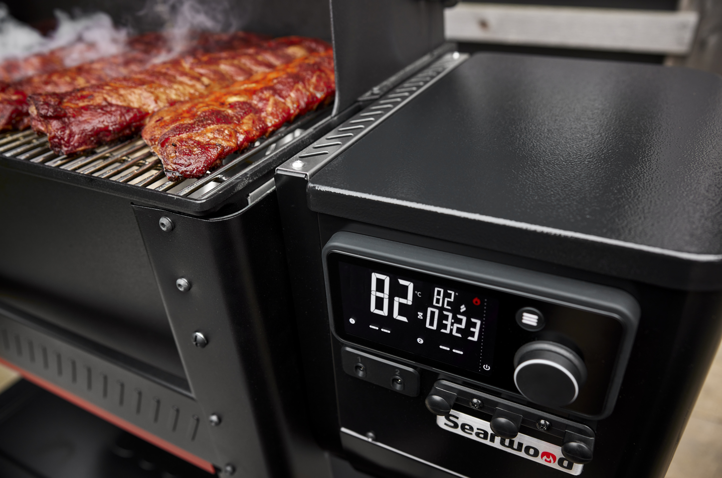 SEARWOOD WEBER PELLETSGRILL