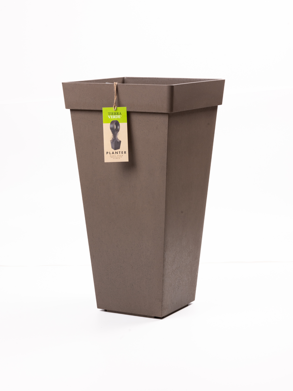 Kukkaruukku Multy Home Symphony 37,8x37,8x70cm harmaabeige