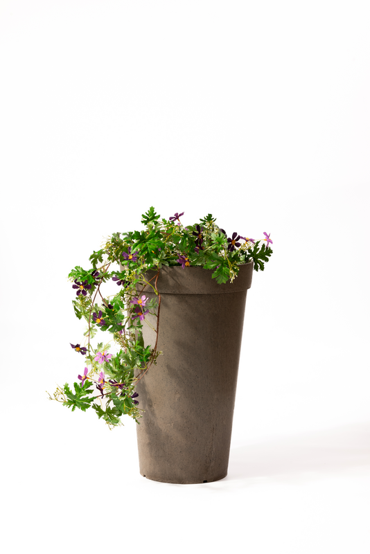 Kukkaruukku Multy Home Aria 31,5x50cm harmaabeige