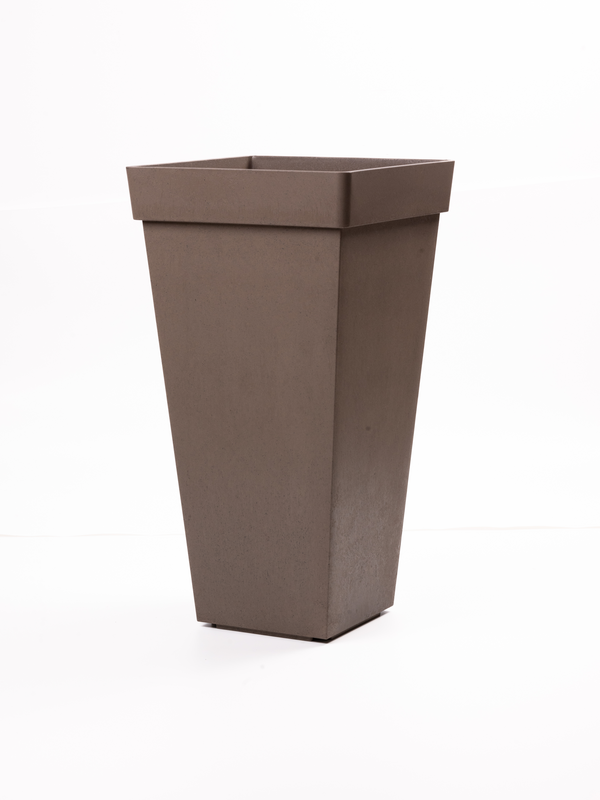 Kukkaruukku Multy Home Symphony 37,8x37,8x70cm harmaabeige