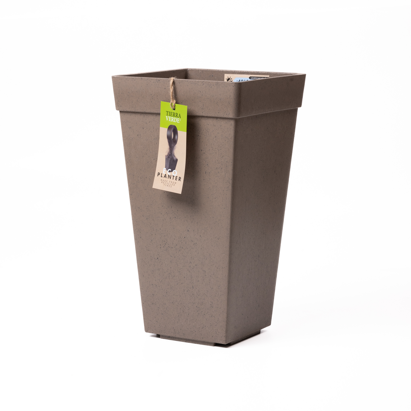 Kukkaruukku Multy Home Symphony 26,7x26,7x50cm harmaabeige