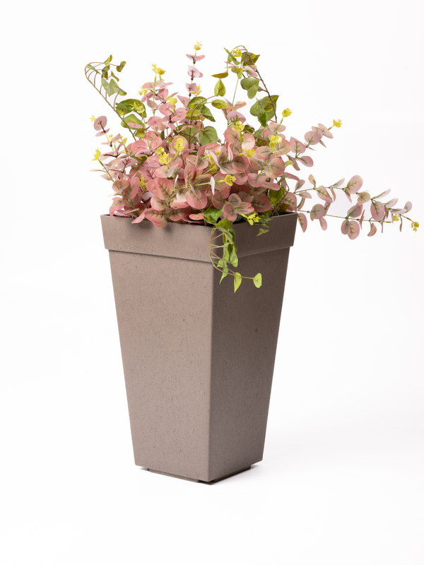 Kukkaruukku Multy Home Symphony 26,7x26,7x50cm harmaabeige