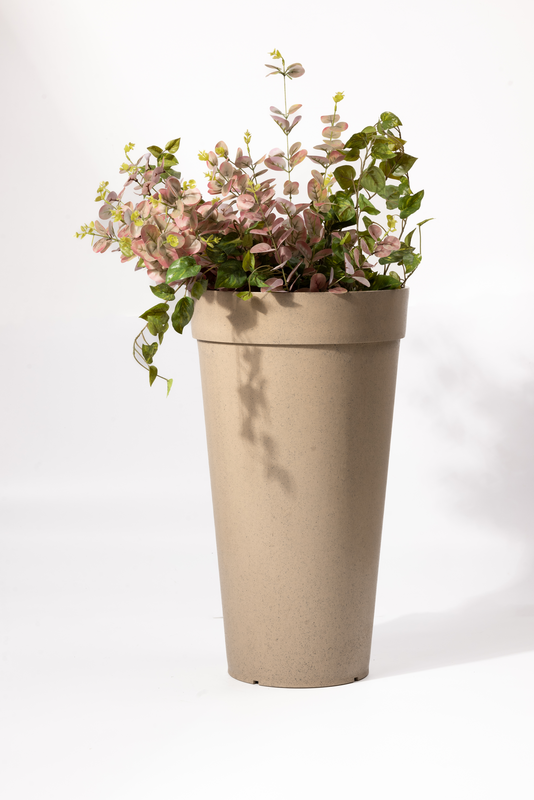 Kukkaruukku Multy Home Aria 37,5x66cm vaaleanruskea