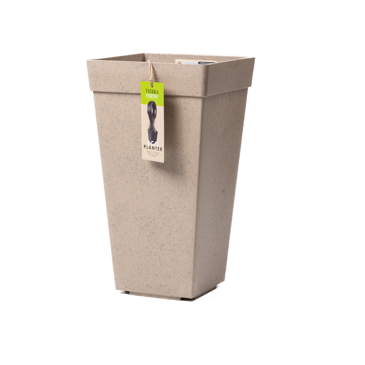 Kukkaruukku Multy Home Symphony 31,5x31,5x33cm vaaleanruskea