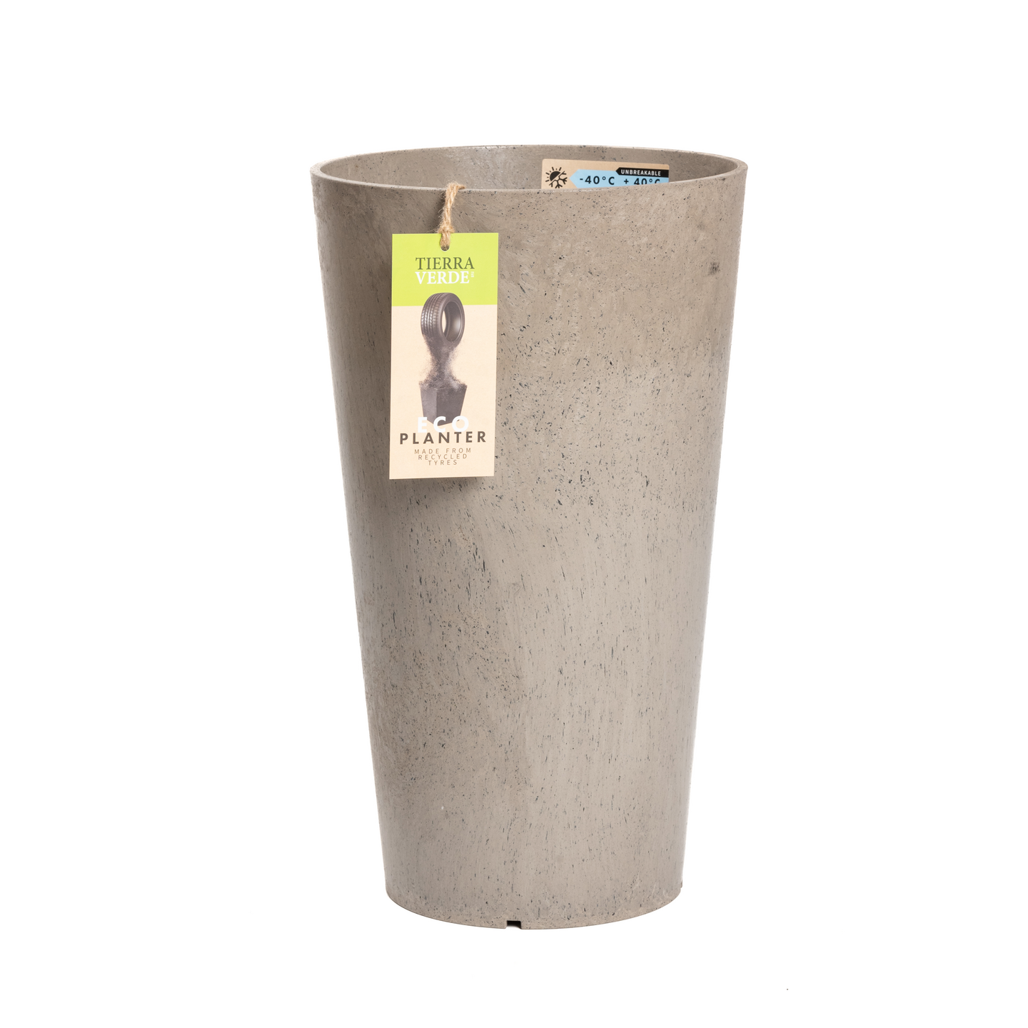 Kukkaruukku Multy Home Concerto 30,2x50cm vaaleanruskea