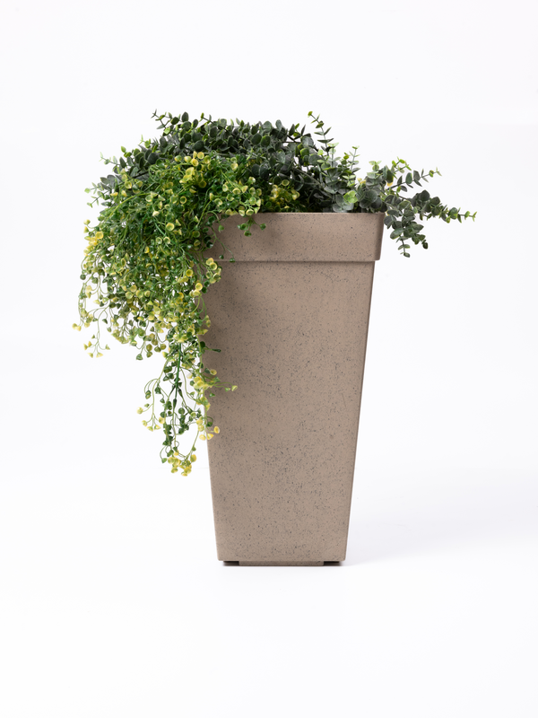 Kukkaruukku Multy Home Symphony 31,5x31,5x33cm vaaleanruskea